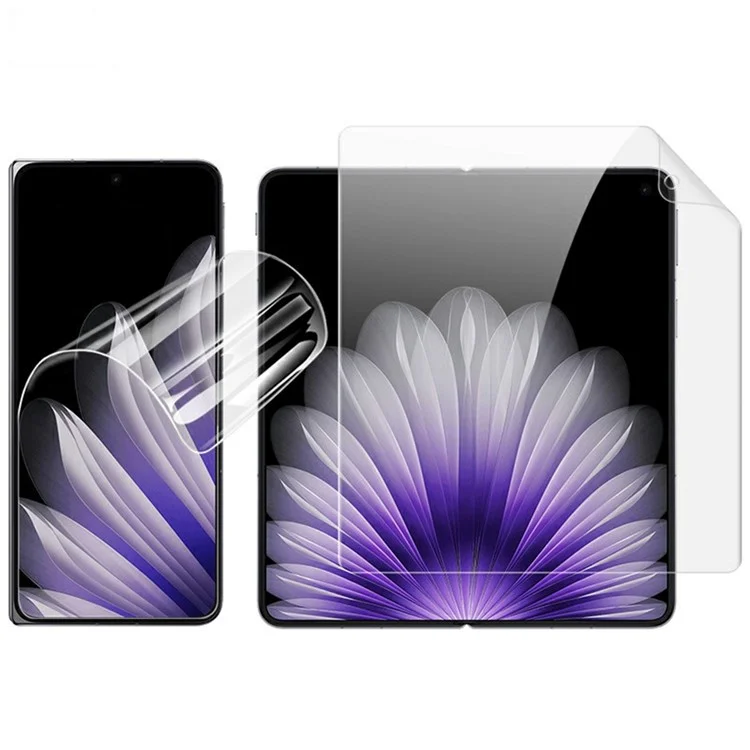 IMAK Película de Hidrogel Geração 4 para Oppo Find N5 5G 1 Conjunto de Película de Proteção de TPU (Tela Frontal + Tela Interna Grande)