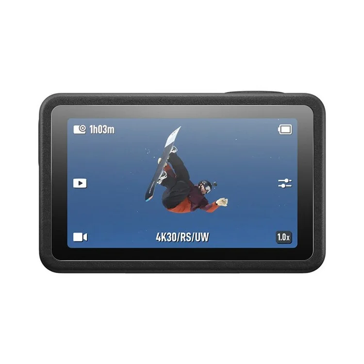 RURIHAI For DJI Osmo Action 5 Pro Screen Protector 2.5D AR Enhanced High Aluminium-Silicon Glass Film
