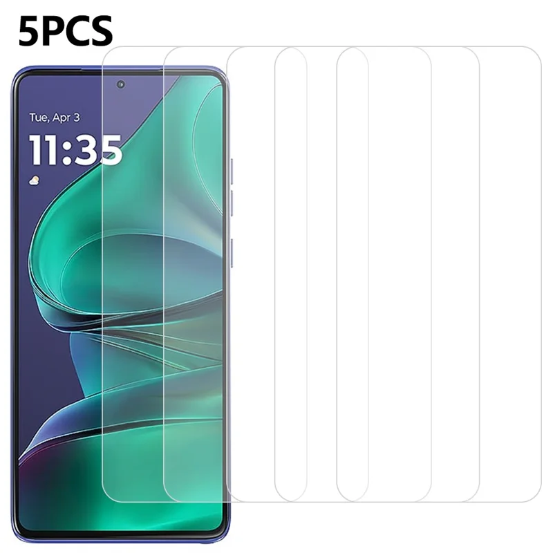 5Pcs For Motorola Edge 60 Stylus 5G Front Screen Protector 0.3mm 2.5D Tempered Glass Clear Film