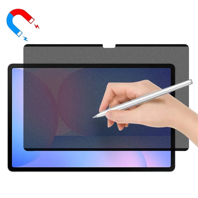 Защитная пленка для Samsung Galaxy Tab S10 FE+ с эффектом бумаги, магнитная, ПЭТ, антишпионская