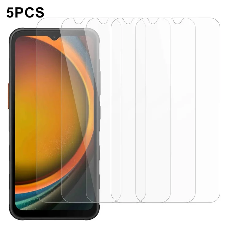 5 шт. Защитное стекло для Samsung Galaxy XCover7 Pro, передняя панель, 0,3 мм, 2,5D, закаленное стекло, прозрачная пленка