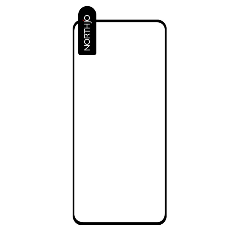NORTHJO A+ For Xiaomi Redmi Note 14 4G (164.84mm) Screen Protector High Aluminum-Silicon Film 0.3mm 2.5D - Black