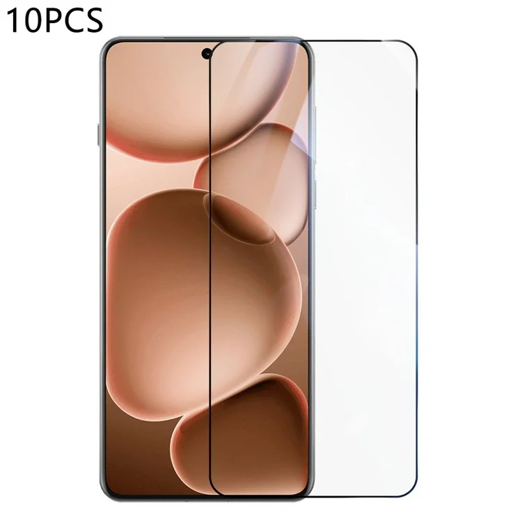 RURIHAI 10Pcs For Oppo Find X8 Ultra 5G Screen Protector 0.18mm 2.5D High Aluminium-Silicon Glass Film (Support Fingerprint Unlock)