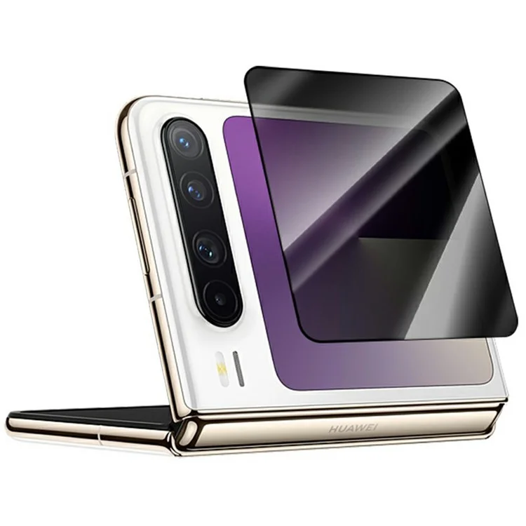 RURIHAI para Huawei Pura X Protector de Pantalla de Privacidad de 0,3 mm, Cristal de Aluminio-Silicio 2,5D Antiespia