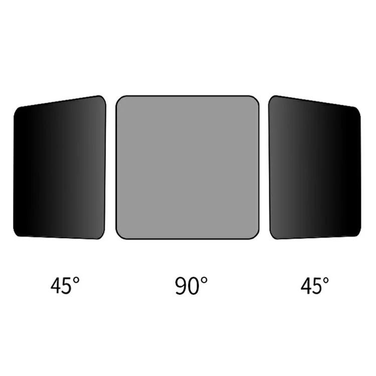 RURIHAI para Huawei Pura X Protector de Pantalla de Privacidad de 0,3 mm, Cristal de Aluminio-Silicio 2,5D Antiespia