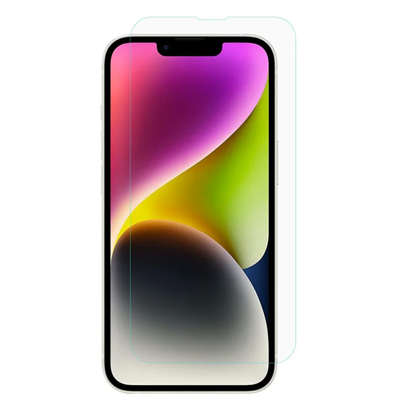 Bulk Purchasing For iPhone 14 / 13 Screen Protector Arc Edges Tempered Glass Clear Film
