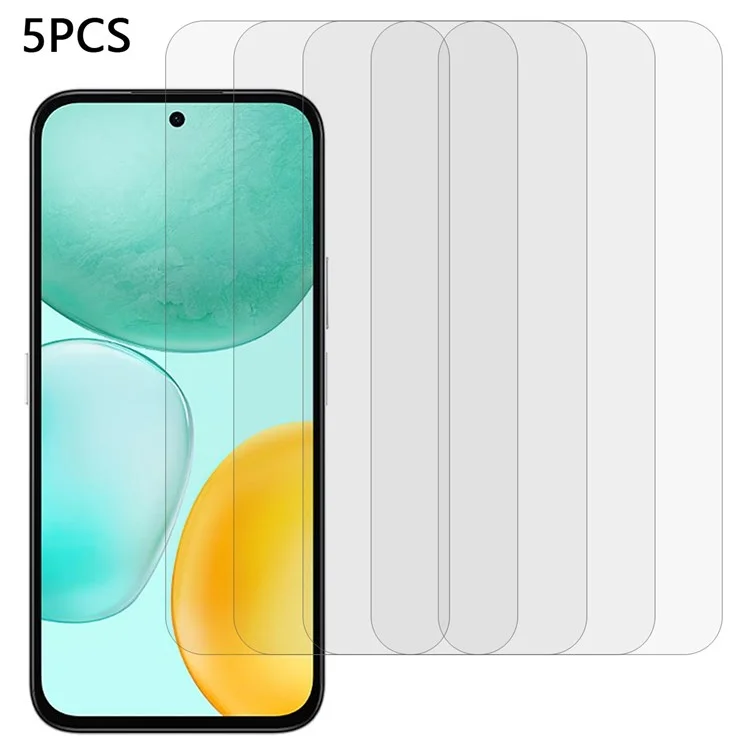 5 Stück Honor Play 60 5G Displayschutz 0,3mm 2,5D Gehärtetes Glas Klare Schutzfolie