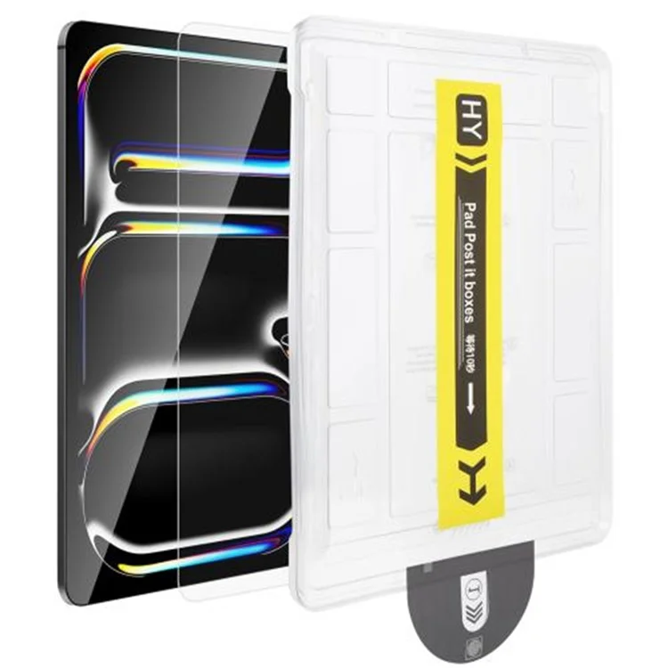 Pellicola Protettiva per iPad 10.2 (2021) / (2020) / (2019) in Vetro Temperato HD con Strumento Automatico di Rimozione Polvere