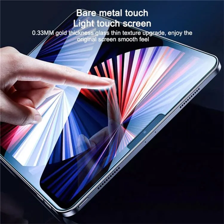 Pellicola Protettiva per iPad 10.2 (2021) / (2020) / (2019) in Vetro Temperato HD con Strumento Automatico di Rimozione Polvere