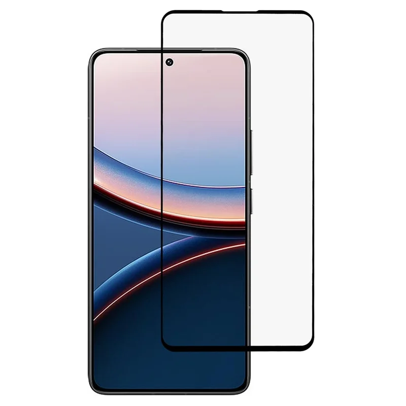 For Xiaomi Poco F7 Ultra 5G Front Screen Protector Silk Printing Full Glue Tempered Glass Screen Film