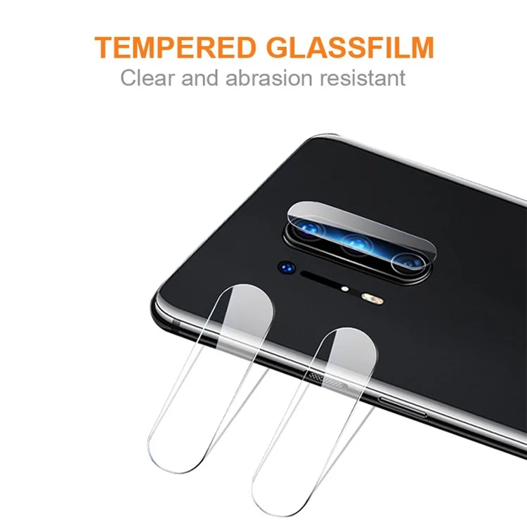 AMORUS Für OnePlus 8 Pro HD Clear Camera Lens Protector Kratzfest Gehärtetes Glas Anti-Explosion Linsenfilm
