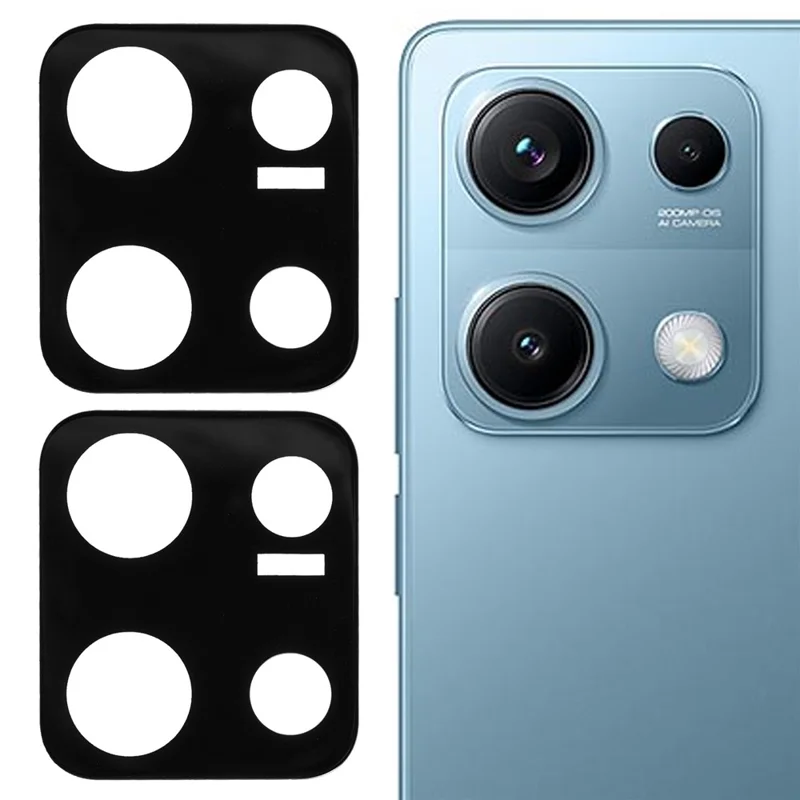 2Pcs For Xiaomi Redmi Note 14S 4G Camera Lens Protector Silk Printing Lens Film 3D Arc Edge