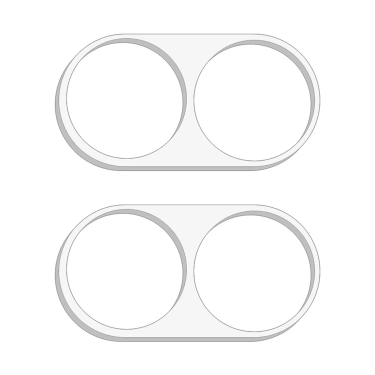 2 Peças Protetor de Lente de Câmera para Samsung Galaxy Z Flip7 5G Película de Vidro Temperado Antirrisco Borda 3D