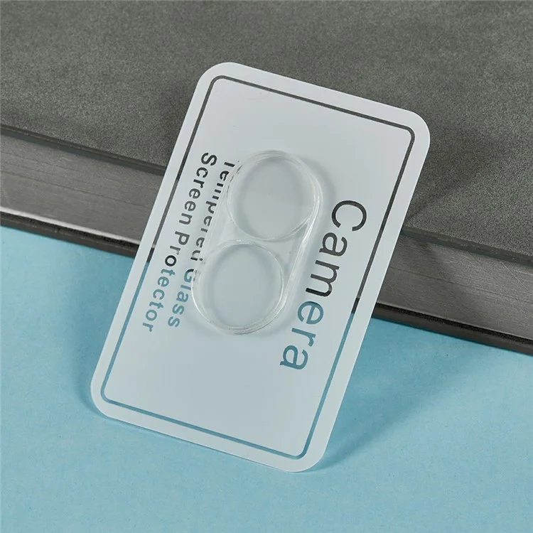 2 Peças Protetor de Lente de Câmera para Samsung Galaxy Z Flip7 5G Película de Vidro Temperado Antirrisco Borda 3D