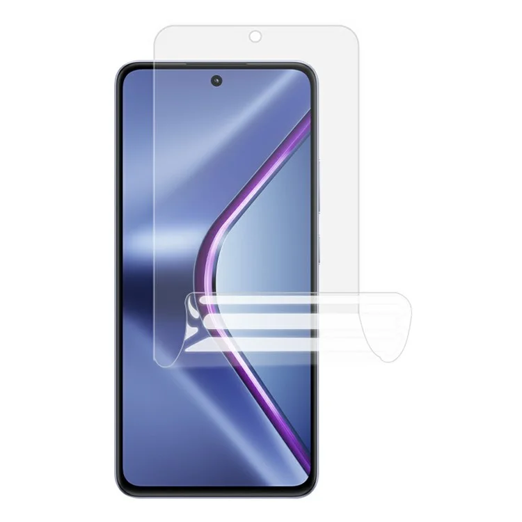 Гидрогелевая пленка PET для Oppo K13 5G / K12s / Realme 14 5G / vivo iQOO 7 (Индия) 5G, полноразмерная прозрачная защитная пленка для экрана в HD-качестве
