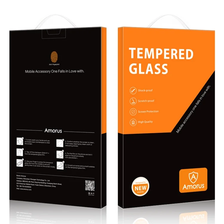 AMORUS 2Pcs Screen Protector For Xiaomi Poco C71 4G / C75 4G / 5G / Redmi 14C 4G / 14R 5G , Shatterproof Silk Printing Tempered Glass Film - Black