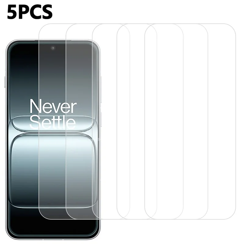 5 Pezzi Pellicola Protettiva in Vetro Temperato Trasparente 0,3mm 2,5D per OnePlus 13T 5G