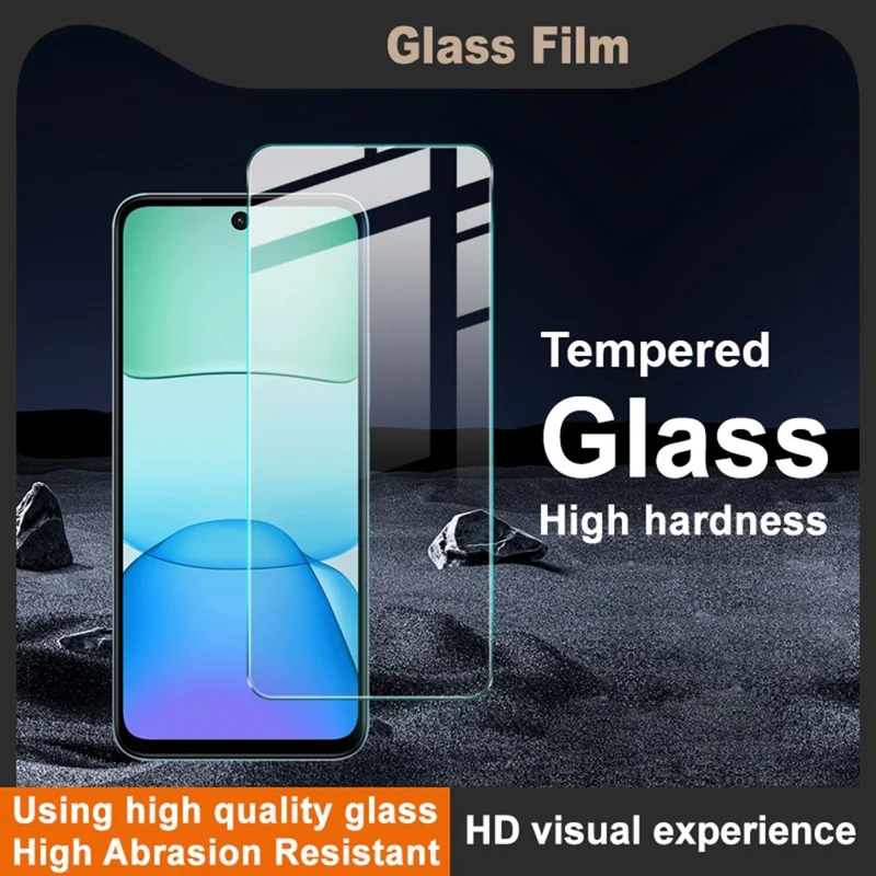 IMAK H Series For Xiaomi Redmi 13x 4G Tempered Glass Screen Protector Shatter-Proof Protection