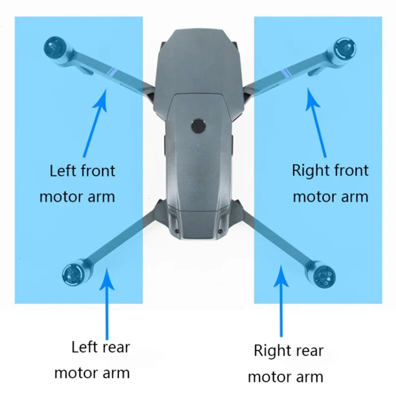 Brazo delantero derecho de repuesto original para DJI Mavic Pro (Sin logotipo)