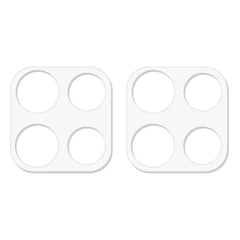 2Pcs Pour Motorola Edge 60 Fusion 5G Protection d'Objectif de Caméra Film de Verre Trempé Arc 3D Anti-Rayures