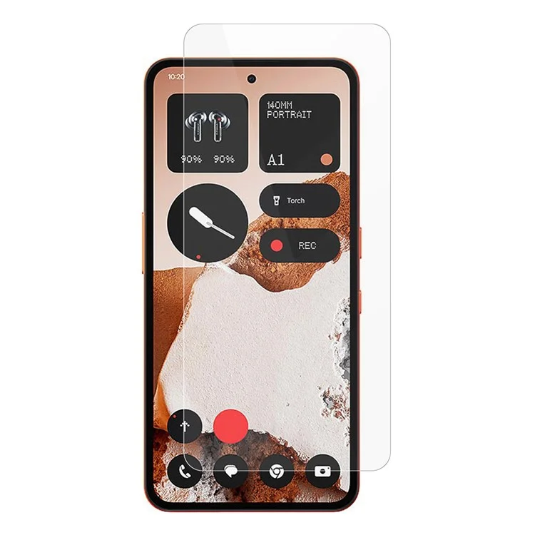 AMORUS для Nothing CMF Phone 2 Pro Защитное стекло для передней панели 2.5D с закругленными краями, 9H твердости, из алюмосиликатного стекла
