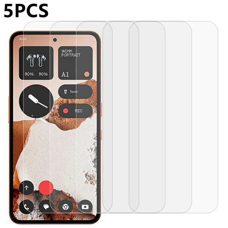 5 шт. Защитное стекло для Nothing CMF Phone 2 Pro, передняя панель, 0,3 мм, 2,5D, закаленное стекло, прозрачная пленка