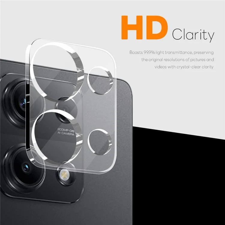 NORTHJO pour Xiaomi Redmi Note 14S 4G Protection d'objectif de caméra Verre trempé HD Transparent Couverture complète 3D