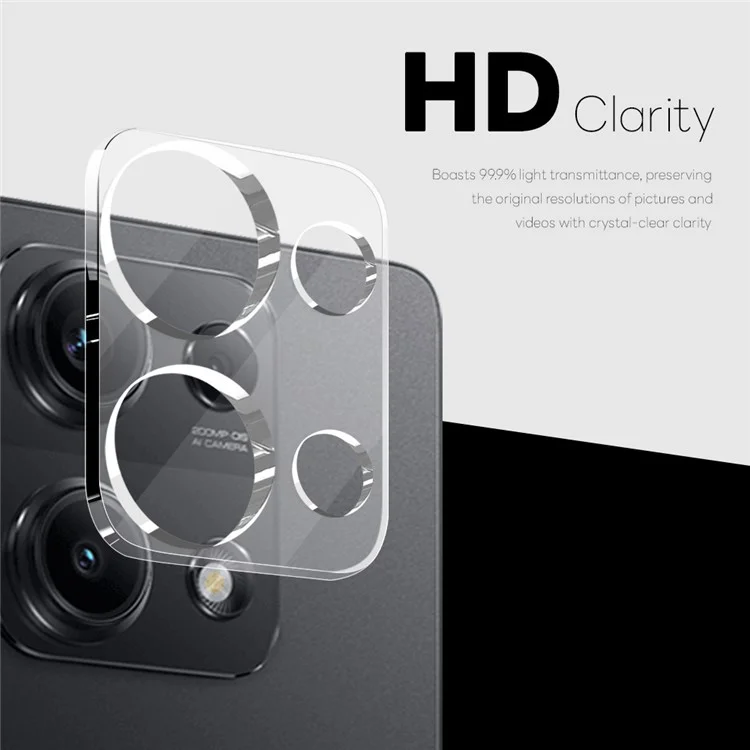 NORTHJO 2 Pezzi Per Xiaomi Redmi Note 14S 4G Vetro Temperato Protezione Lente Fotocamera Trasparente Copertura Integrale 3D