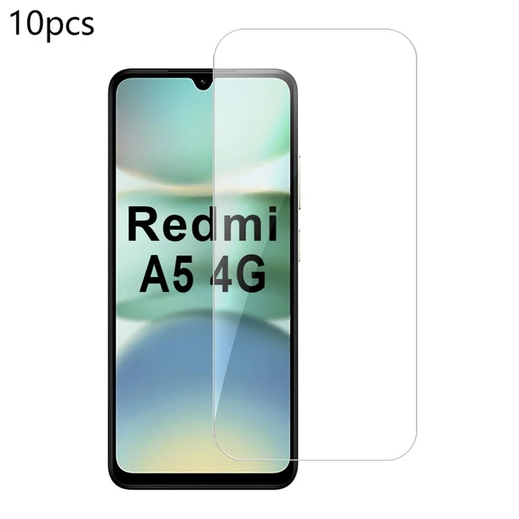 10Pcs  /  Pack For Xiaomi Redmi A5 4G (171.7mm)  /  Poco C71 4G Screen Protector High Transparency Protective Film