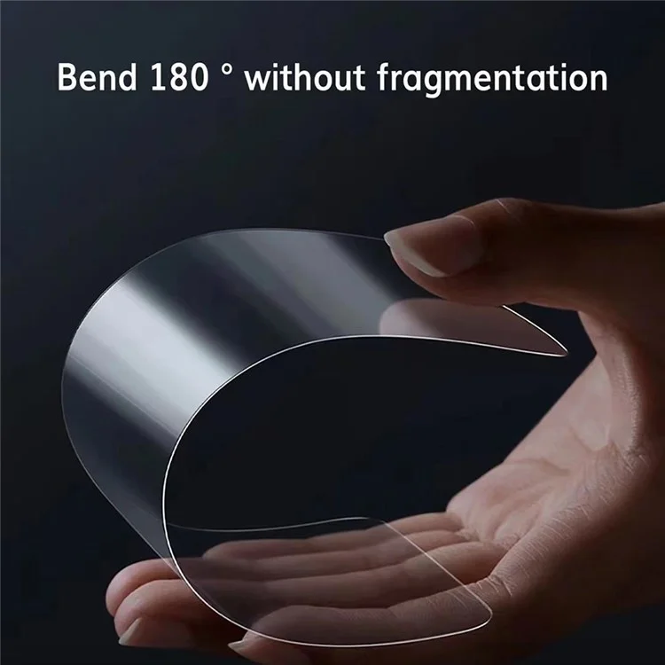 10Pcs / Pack Protection d'écran en verre aluminium-silicium 2,5D pour iPhone 15 Pro