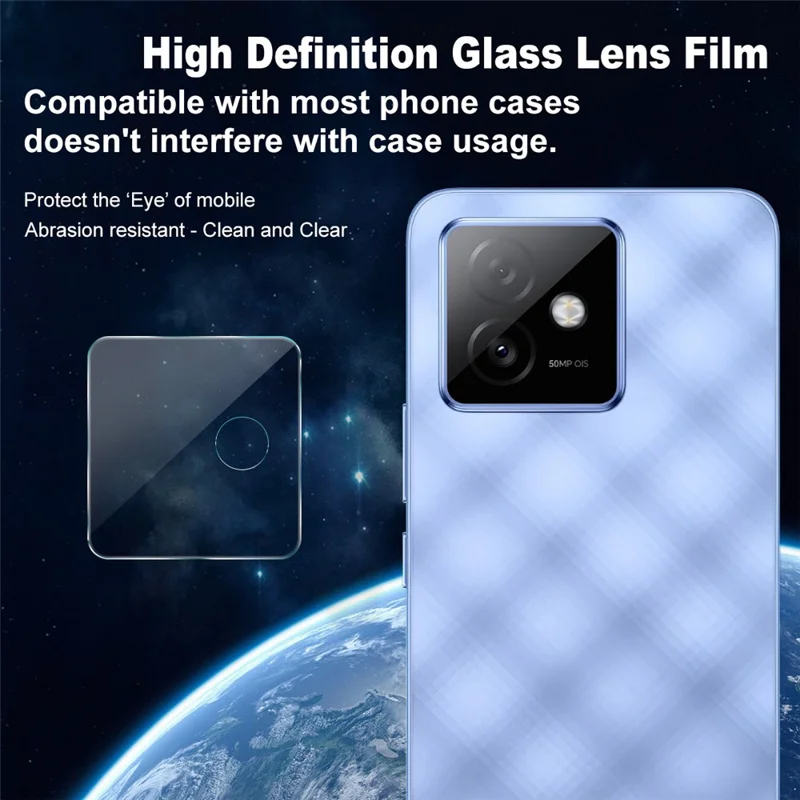 IMAK For Honor X60 GT 5G Camera Lens Protector Slim Tempered Glass Lens Film