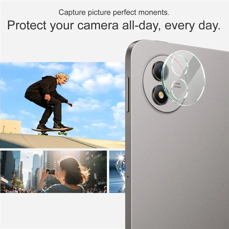 IMAK For vivo Pad5 Pro Tempered Glass Camera Lens Protector + Acrylic Lens Cap