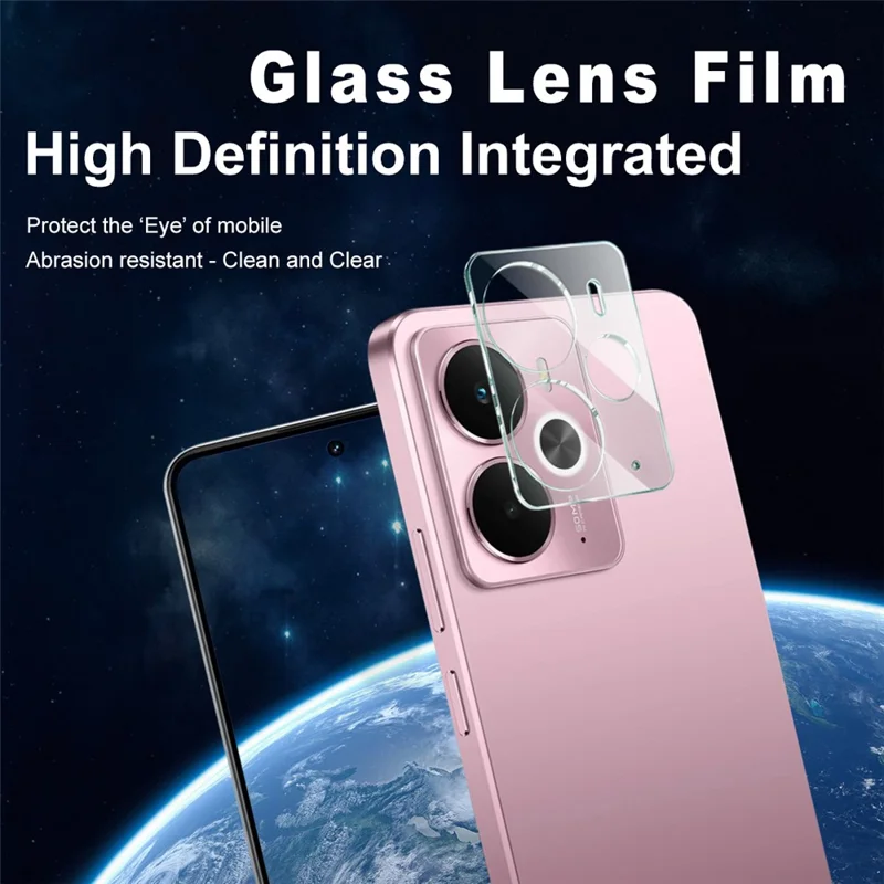 IMAK For Realme 14 5G Tempered Glass Camera Lens Protector + Acrylic Lens Cap