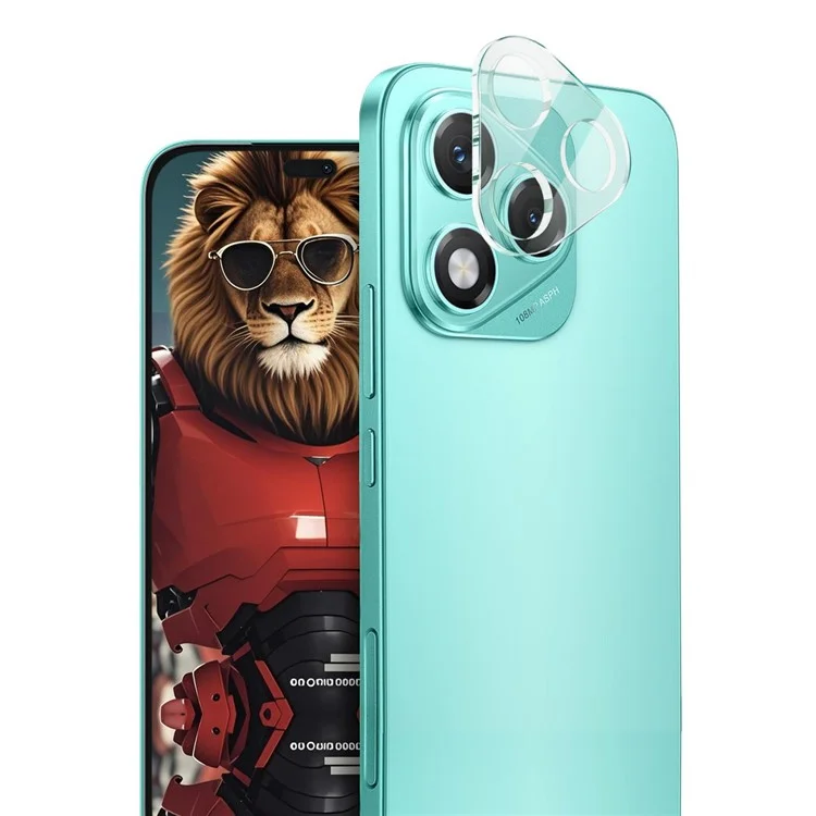 IMAK Für Honor 400 Lite Gehärtete Glaslinsen-Schutzfolie + Acryl-Objektivdeckel