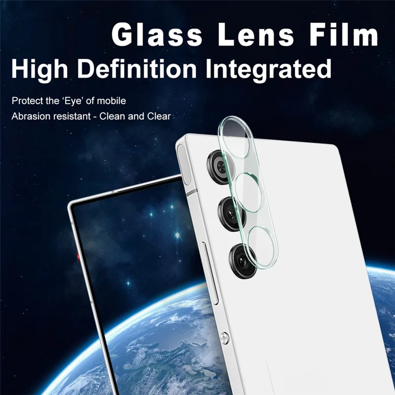 IMAK For ZTE nubia Redmagic 10 Air 5G Tempered Glass Camera Lens Protector + Acrylic Lens Cap