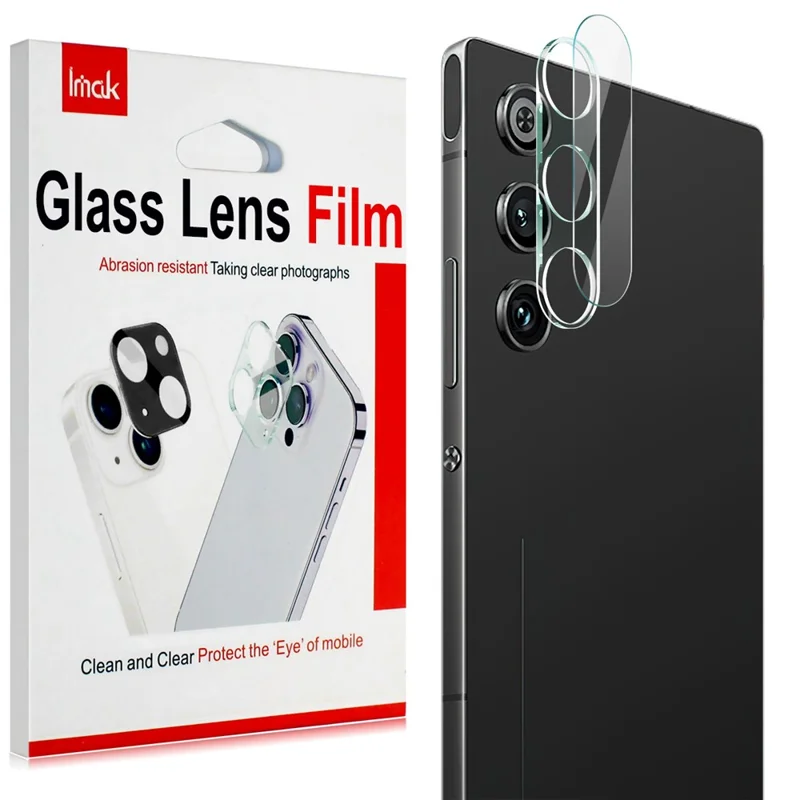 IMAK For ZTE nubia Redmagic 10 Air 5G Tempered Glass Camera Lens Protector + Acrylic Lens Cap