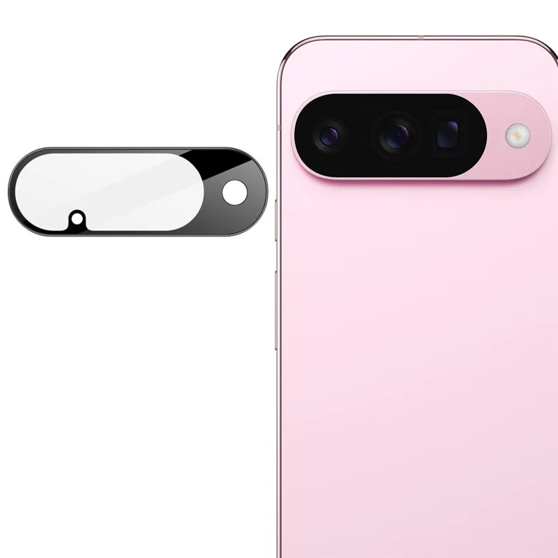 IMAK Per Google Pixel 10 Protezione Lente Fotocamera Vetro Temperato HD Trasparente Pellicola Lente (Versione Nera)