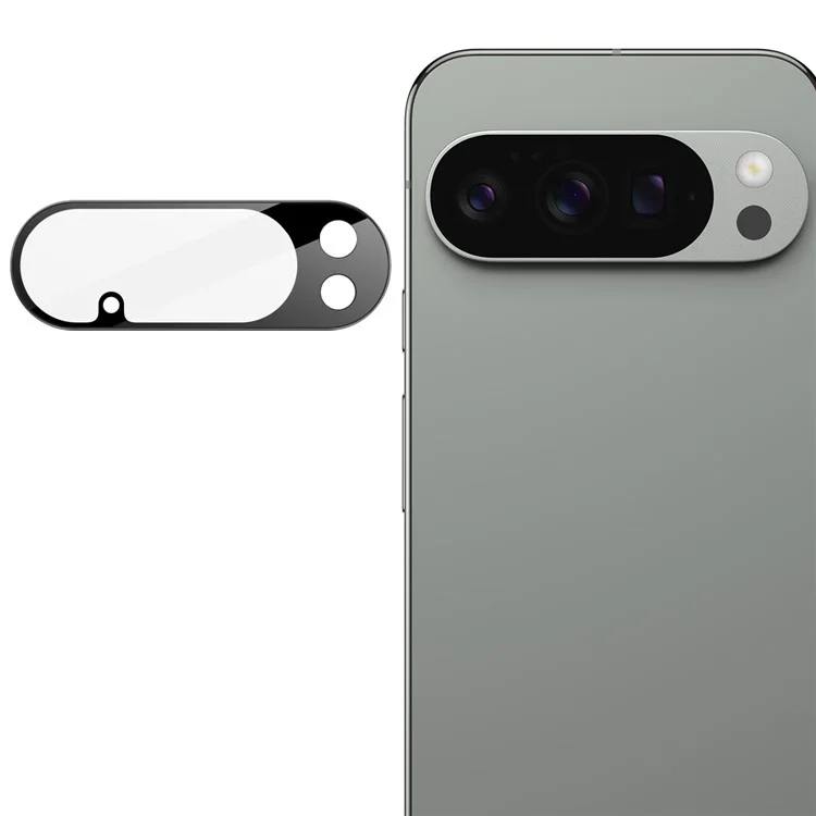 IMAK For Google Pixel 10 Pro XL Camera Lens Protector Tempered Glass HD Clear Lens Film (Black Version)