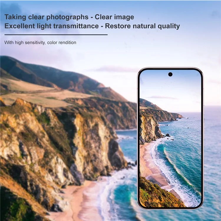 IMAK For Google Pixel 10 Pro XL Camera Lens Protector Tempered Glass HD Clear Lens Film (Black Version)