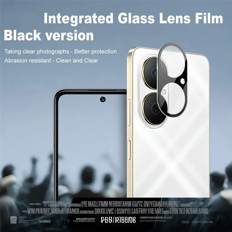 IMAK For Huawei Enjoy 80 Tempered Glass Lens Film + Acrylic Cap (Black Version)