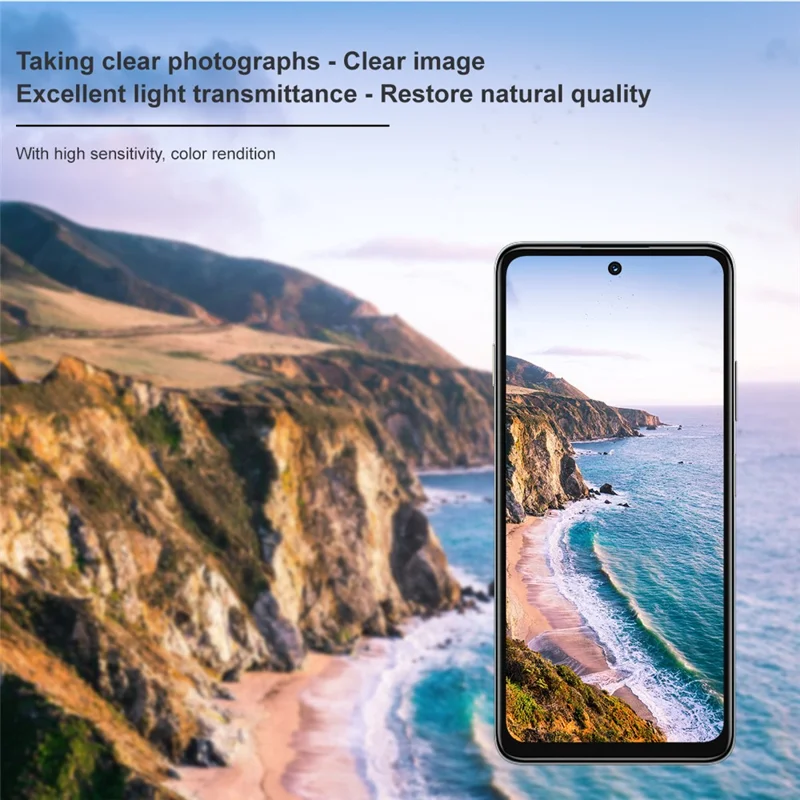 IMAK For Huawei Enjoy 80 Tempered Glass Lens Film + Acrylic Cap (Black Version)
