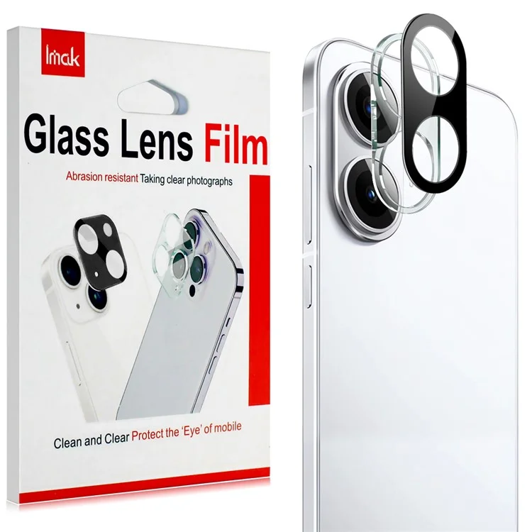 IMAK For Xiaomi Redmi Turbo 4 Pro 5G  /  Poco F7 5G Tempered Glass Lens Film + Acrylic Cap (Black Version)