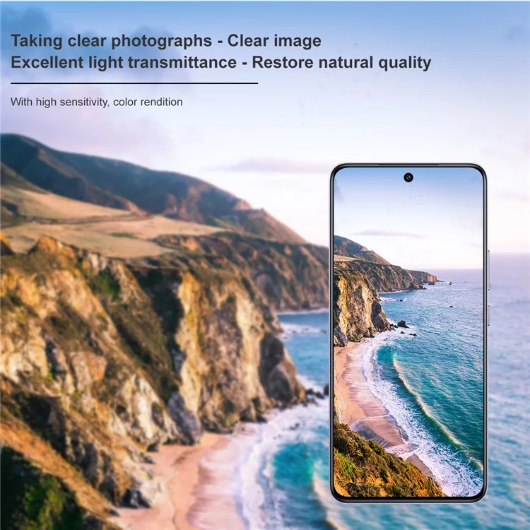 IMAK For vivo V50 Lite 5G Tempered Glass Lens Film + Acrylic Cap (Black Version)
