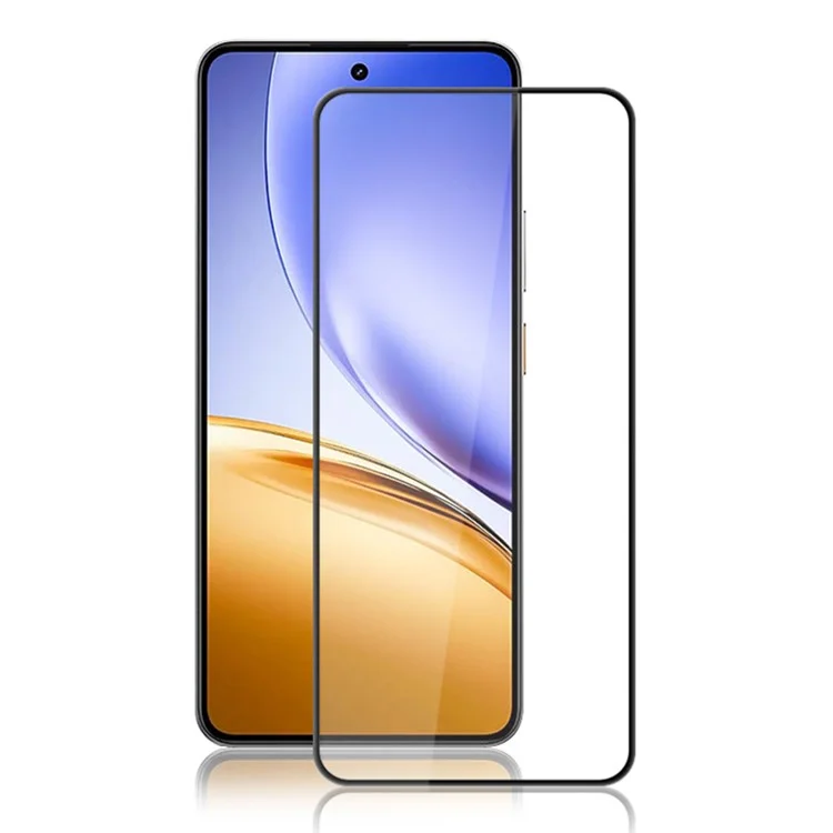 MOCOLO для Realme 14 5G / 14T 5G Защитное стекло Анти-удар с шелкографией - Черный