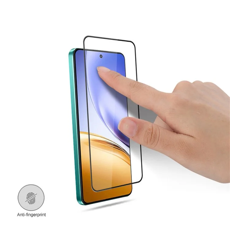 MOCOLO для Realme 14 5G / 14T 5G Защитное стекло Анти-удар с шелкографией - Черный