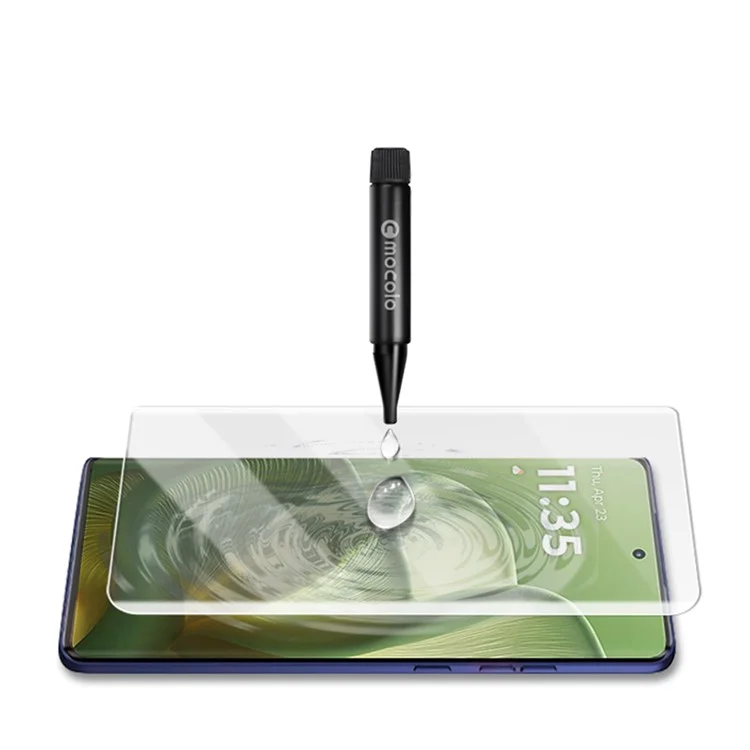 AMORUS Displayschutzfolie für Motorola Edge 60 5G / 60 Pro 5G / 60 Fusion 5G / 60s 5G / 50 5G / 50 Pro 5G, UV-Flüssig-Panzerglas-Schutzfolie