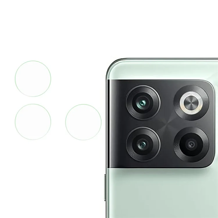 Für OnePlus 10T 5G / Ace Pro 5G Panzerglas Kameraobjektiv-Schutz Vollständige Abdeckung Kratzfest HD Clear Lens Film