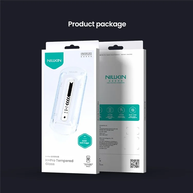 NILLKIN H+Pro for Samsung Galaxy S25 Edge Screen Protector 9H Anti-Scratch Tempered Glass Film
