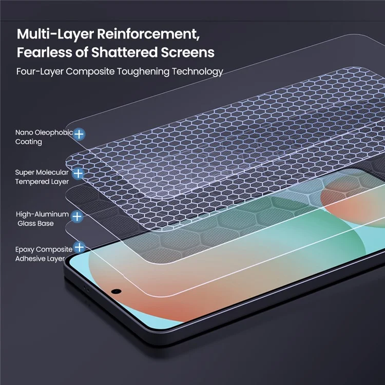 NILLKIN H+Pro for Samsung Galaxy S25 Edge Screen Protector 9H Anti-Scratch Tempered Glass Film