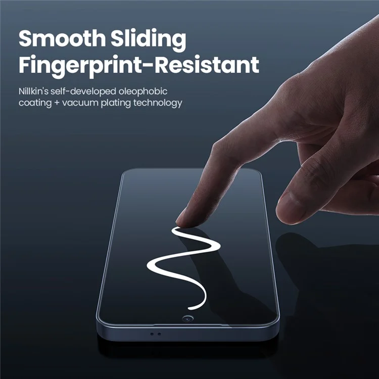 NILLKIN For Samsung Galaxy S25 Edge Anti-Peep Screen Protector Anti-Scratch AGC Glass Full Screen Film